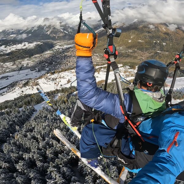 Parapendio Sci Inverno