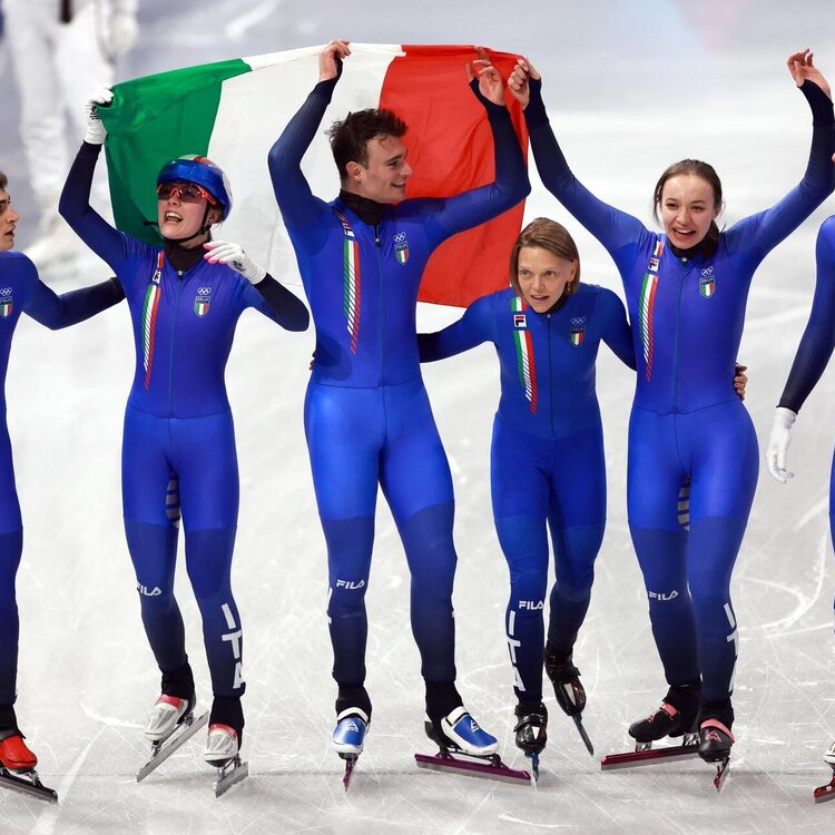 Bormio celebra i suoi Olimpionici short track