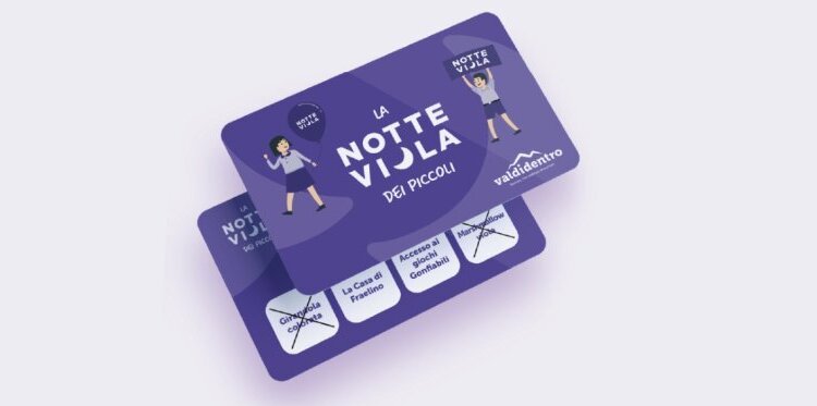 Card dei Piccoli - Notte Viola 2025