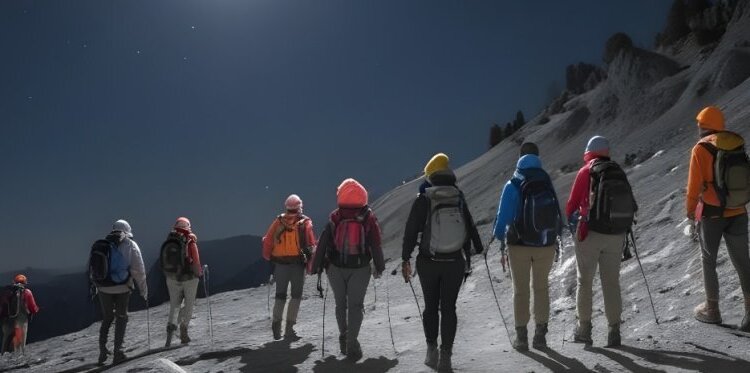 Escursione Al Chiaro Di Luna Anello Del Monte Scale Ev 4321538