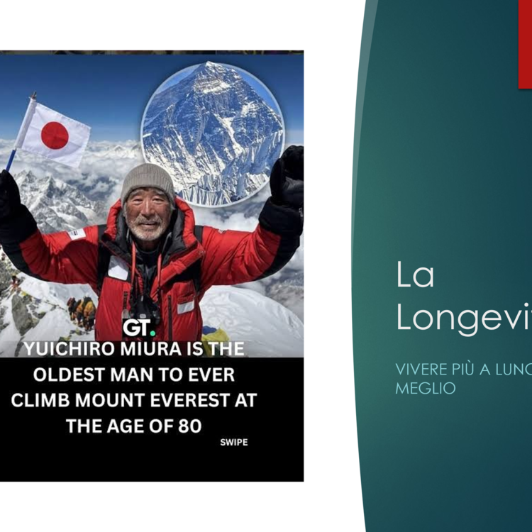 La longevità: vivere più a lungo e meglio