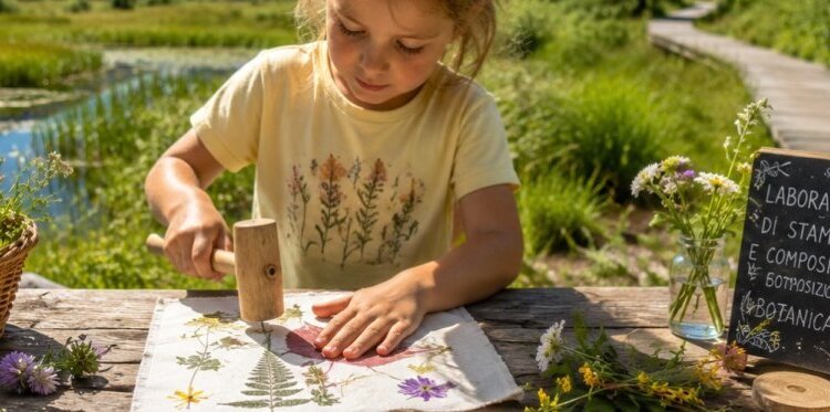 Laboratorio di stampa e composizione botanica