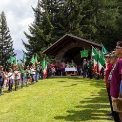 Raduno alpino a Prescedont