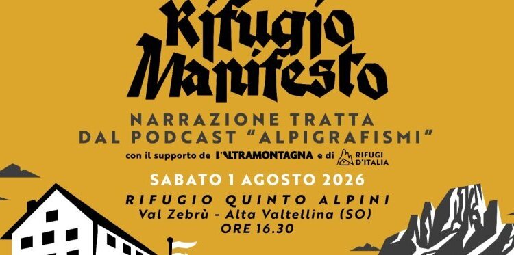 Rifugio Manifesto Live Performance Narrativo Musicale Ev 8399356