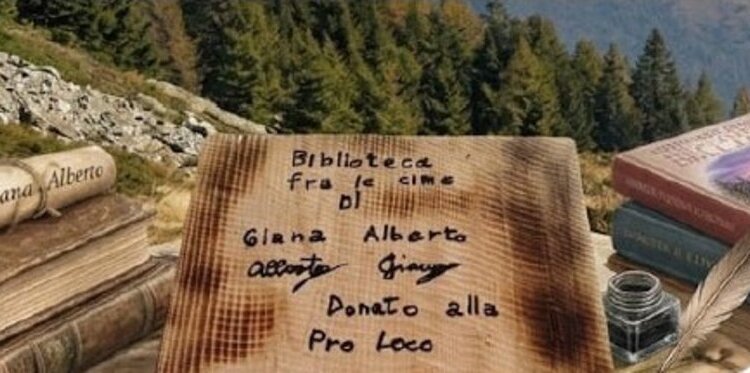Serata LA BIBLIOTECA FRA LE CIME