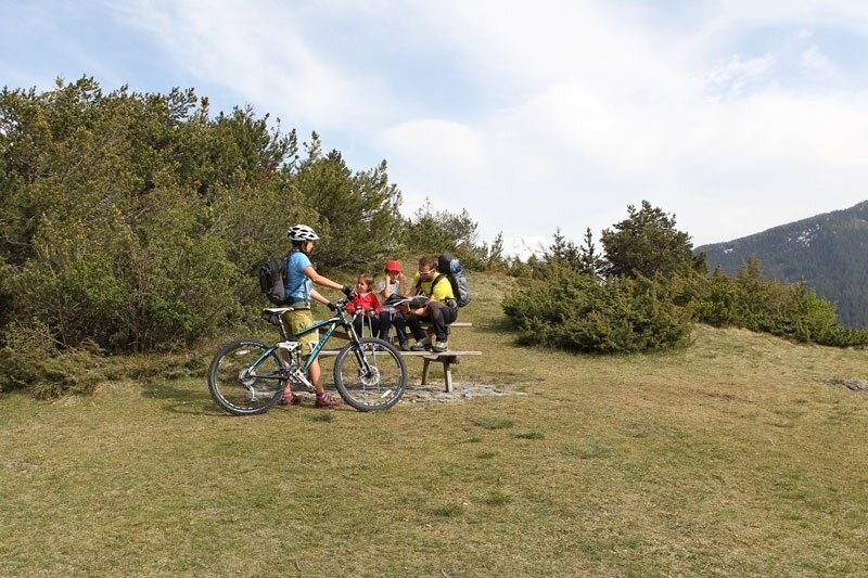 Sosta in una delle numerose aree pic-nic