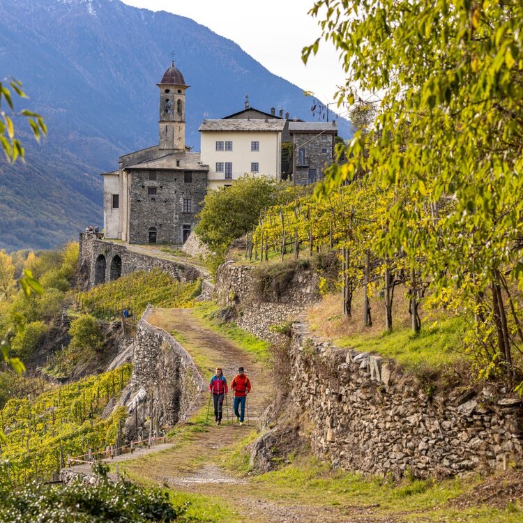 Cammino mariano delle Alpi Via occidentale - Tappa Berbenno Sondrio