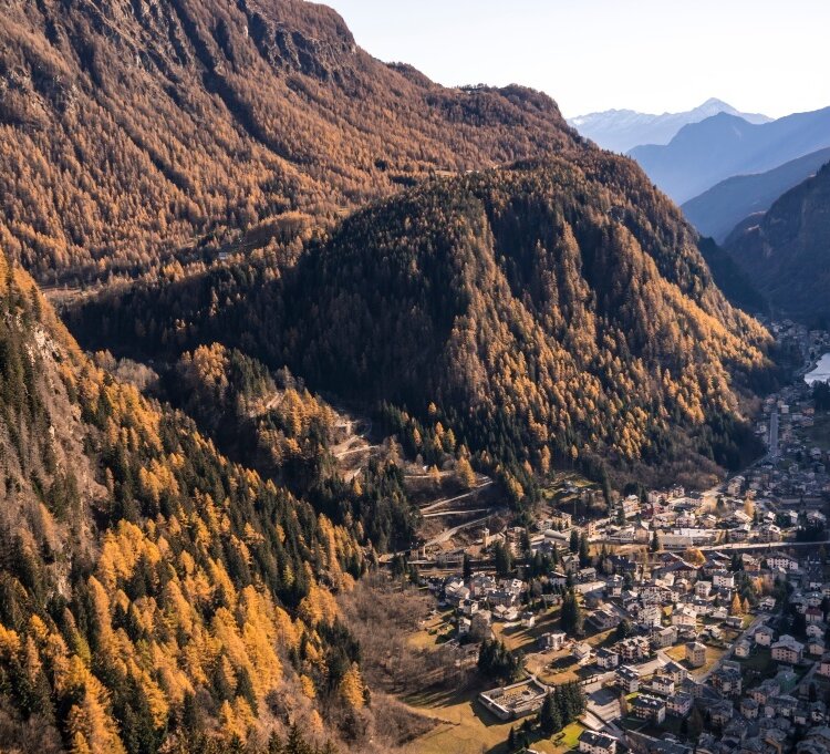 Campodolcino from above