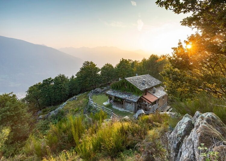 Dazio's Colmen - A Mediterranean oasis in the midst of the Alps
