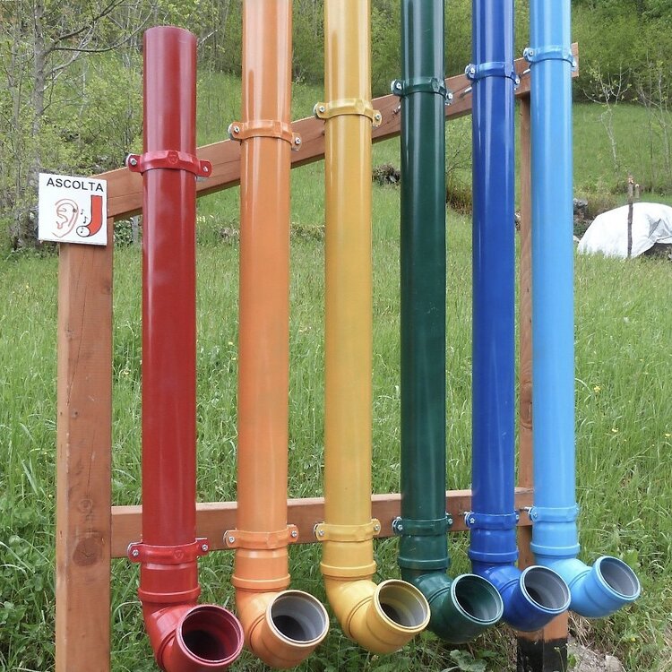 Installazione sonora sul percorso Ecomusensi in Valgerola
