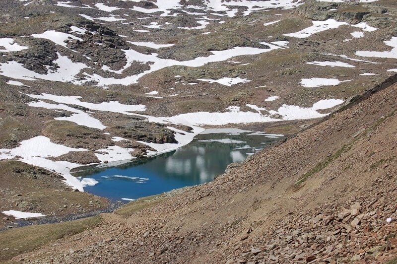 I Bei Laghetti circondati dalla neve