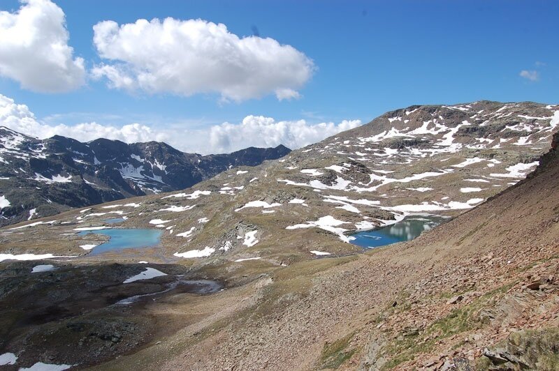 Vista sui Bei Laghetti