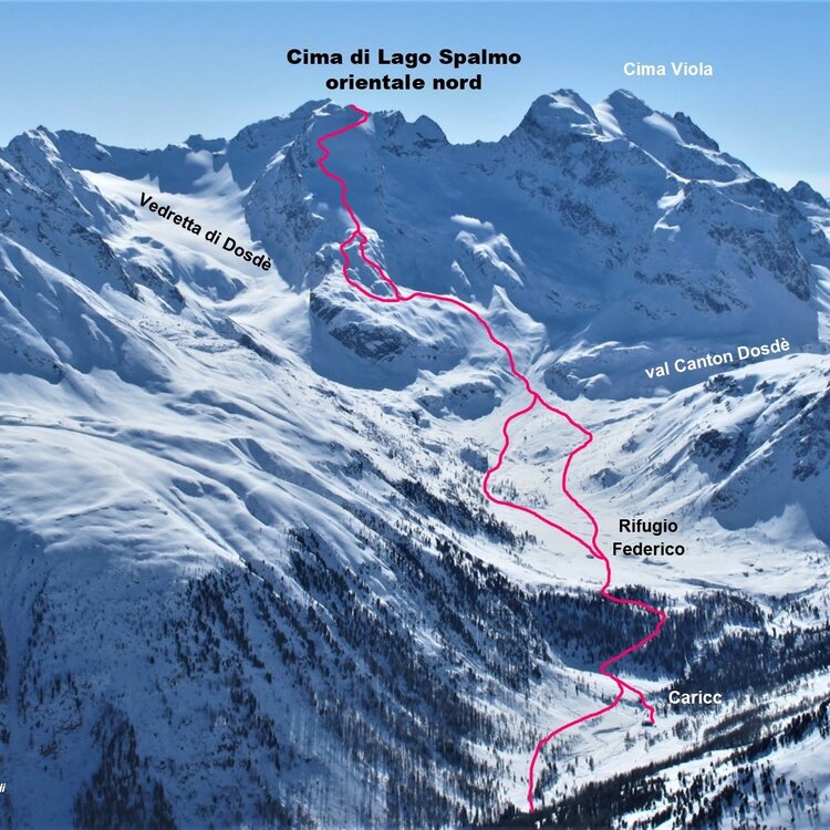 Cima di Lago Spalmo Orientale Nord