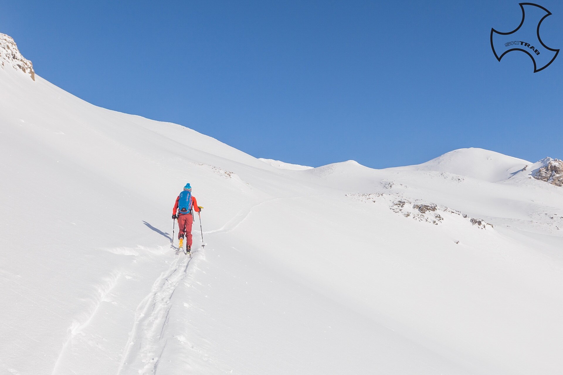Uphill to Mount Campaccio