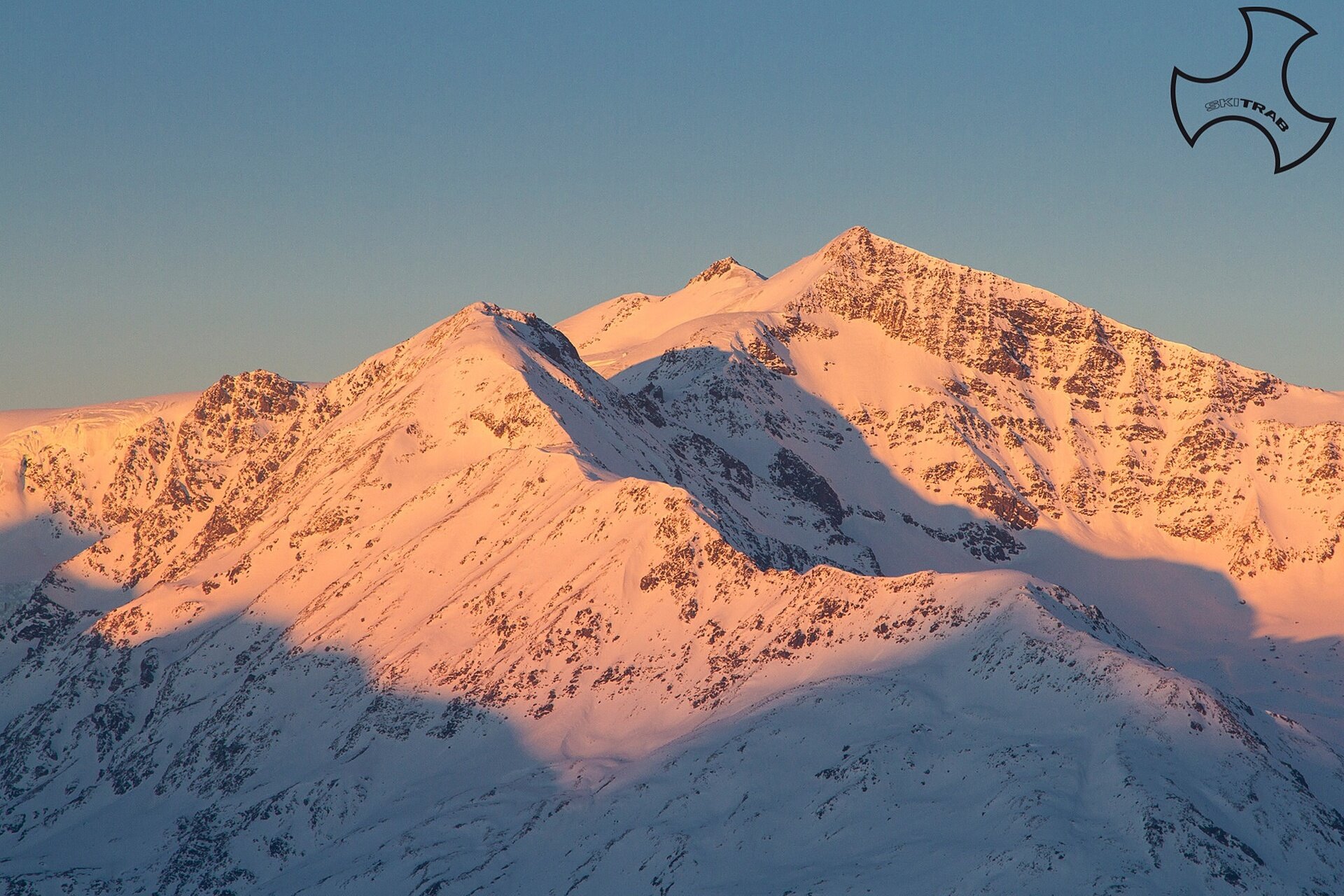 Mount Paschal at sunset.