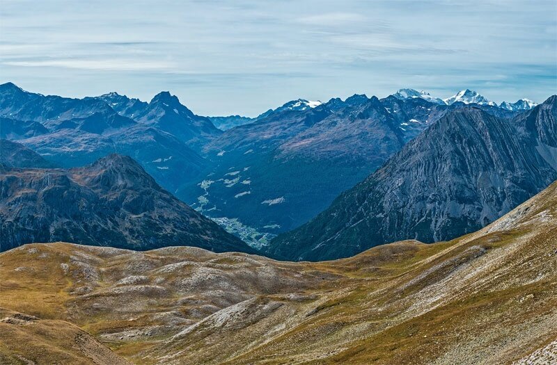 Il Bernina dalla Strada Militare