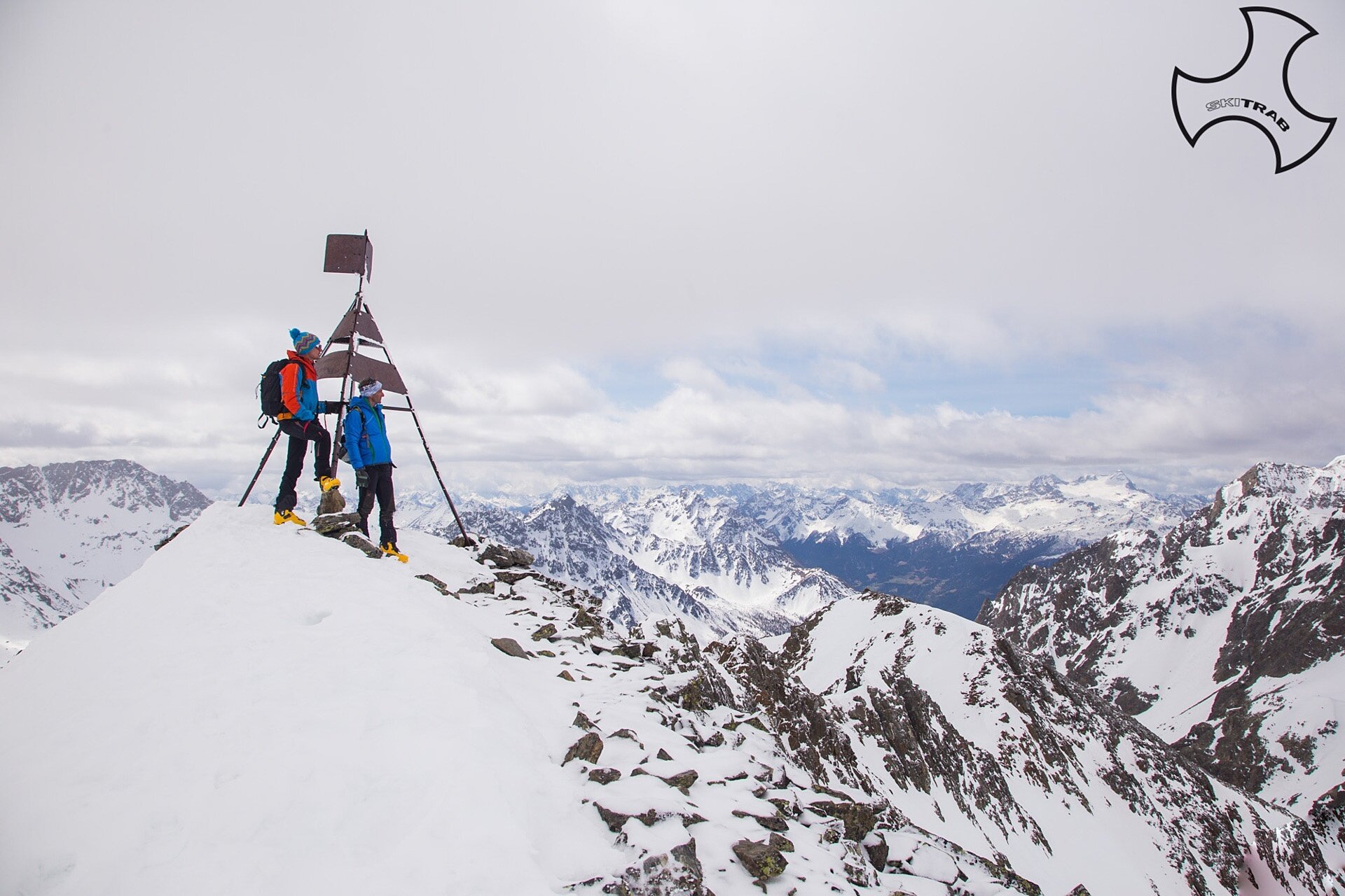 On the main summit of Val Nera Peak - South Antecima