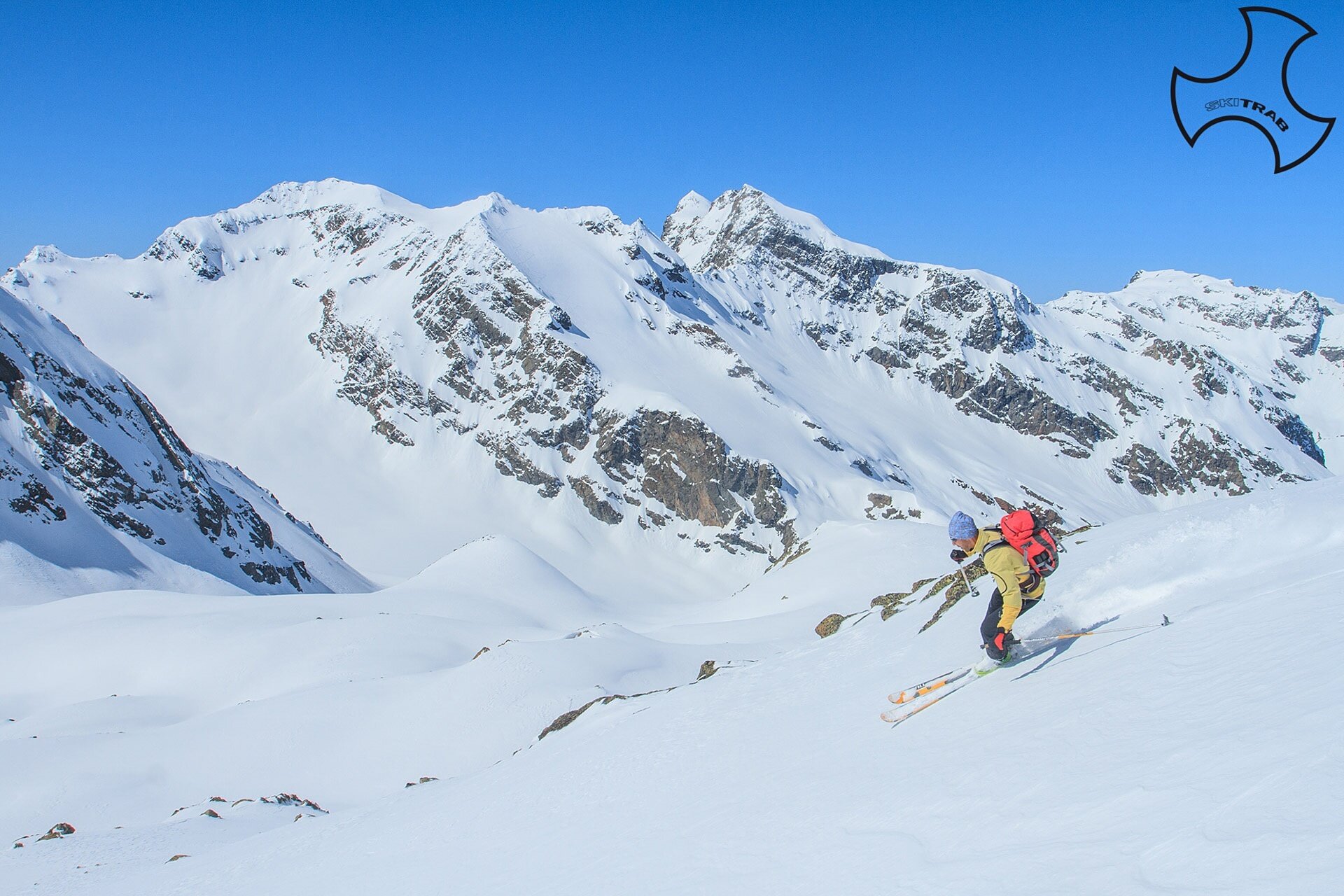 Pizzo Dosdè - the descent at the top.