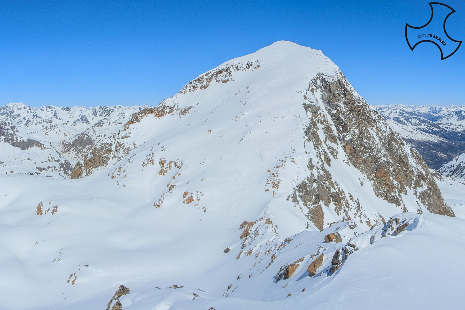 Pizzo Dosdè - the beautiful final shovel.