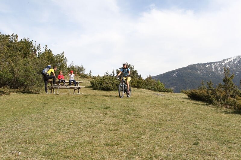 A rest area along the route