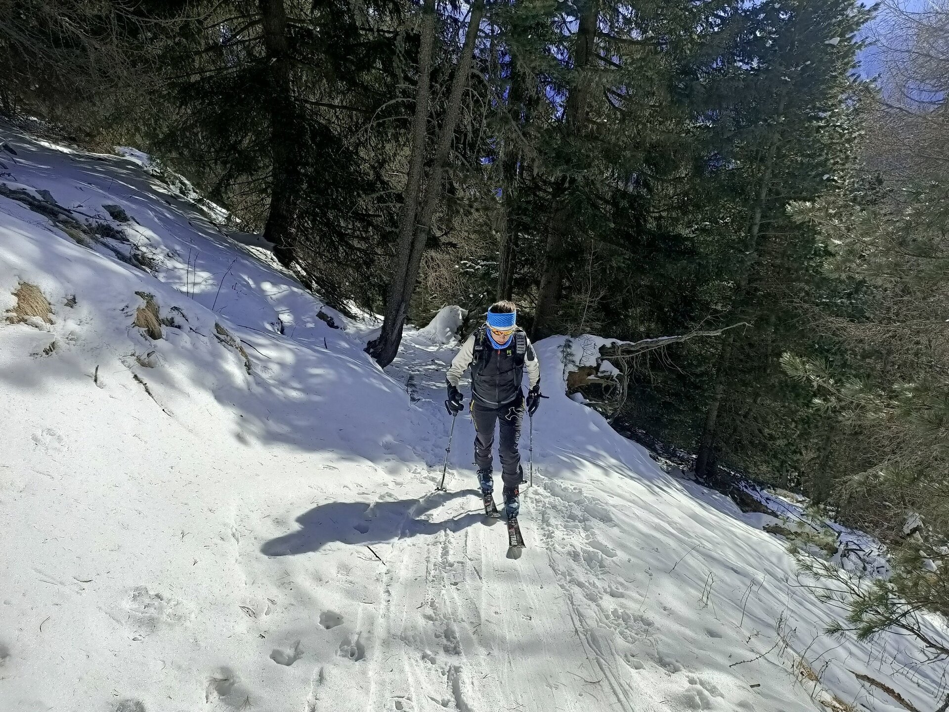 The exit of the traverse after the Red