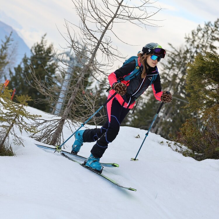 The ski mountaineering route of the "Tumel" path