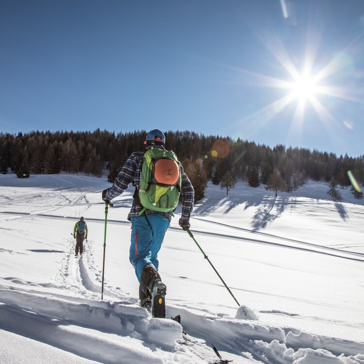 Il percorso di sci alpinistico Trivigno-Monte Padrio