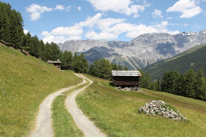 The route to Sobretta
