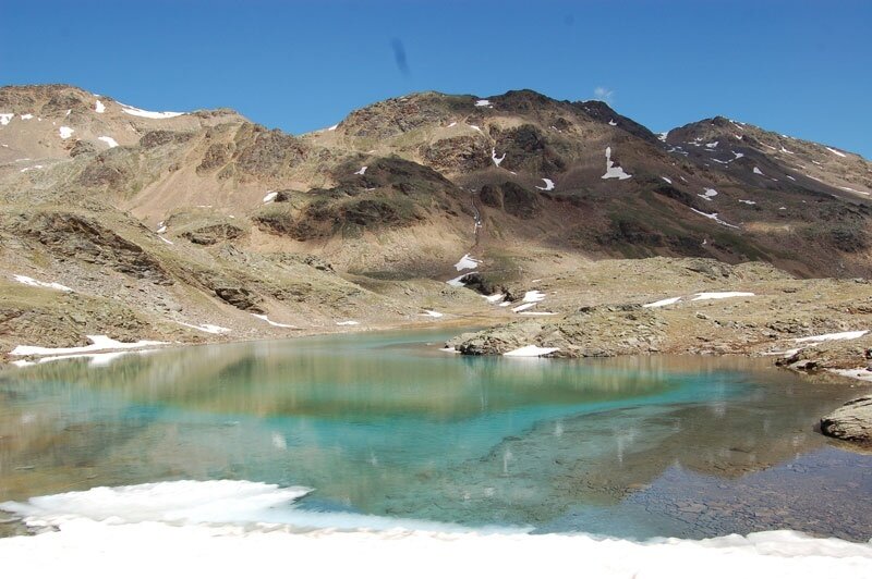 The mountain lakes