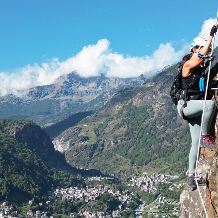 Via ferrata and short hike Caspoggio